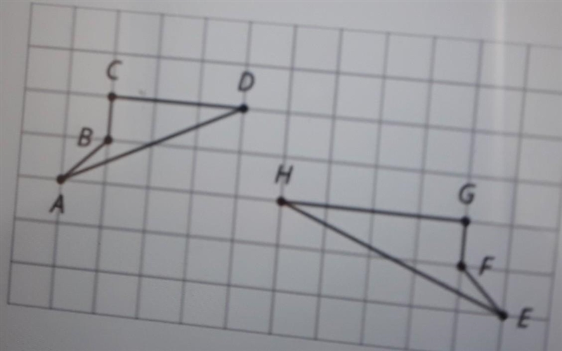 Are the two shapes are congruent?​-example-1