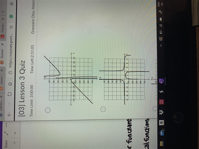 Graph f(x)=x(x-4)(x+4)/x^2-8x+12 Pls hurry I’m timed-example-1