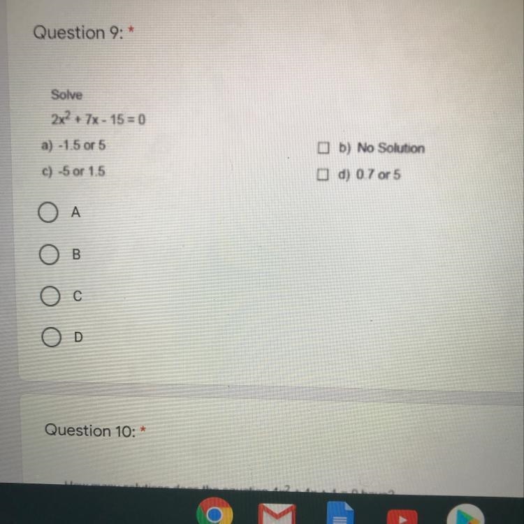 Solve 2x^2 + 7x-15=0-example-1