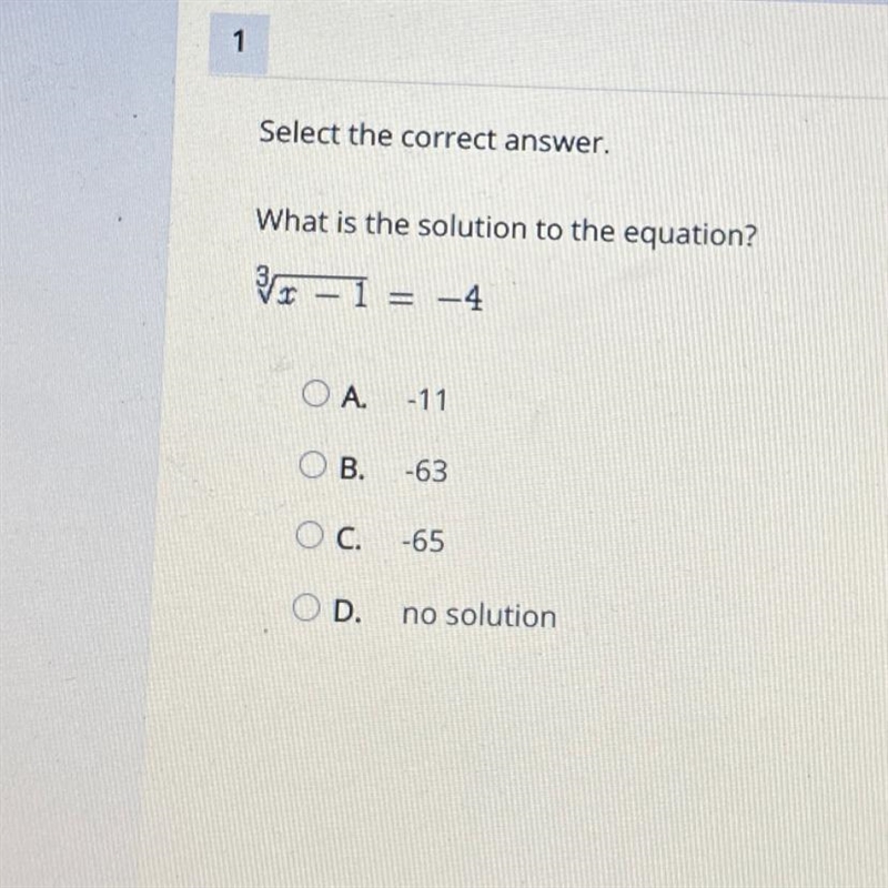 What is the solution to the equation?-example-1