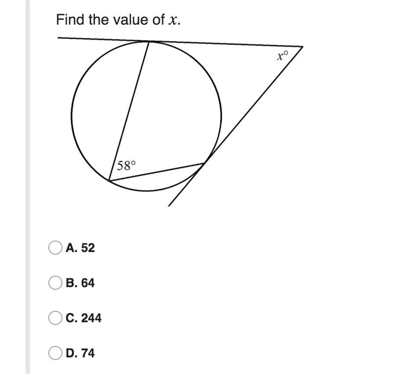 Find the value of x.-example-1