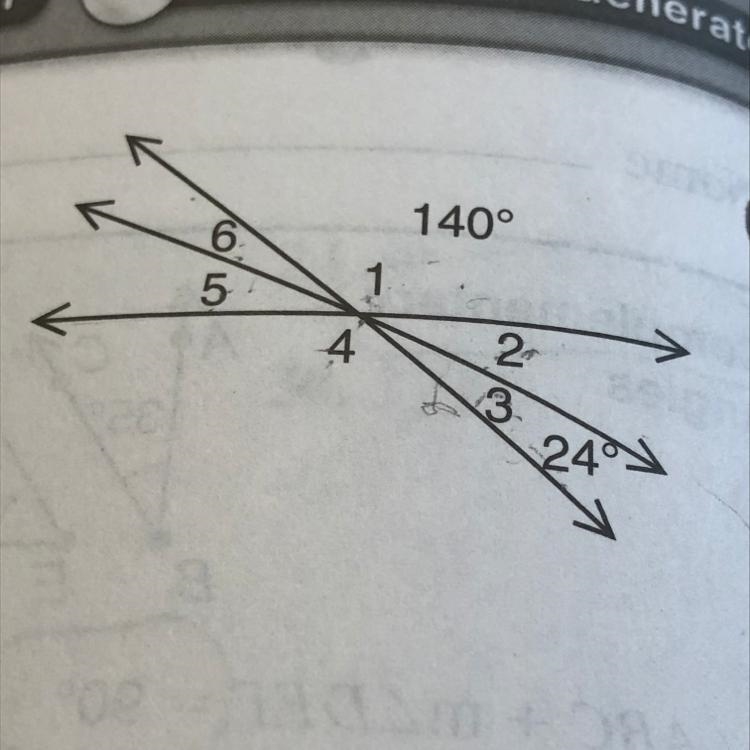 What is the measure of angle 2? Which sides share a vertex and side with angle 3?-example-1