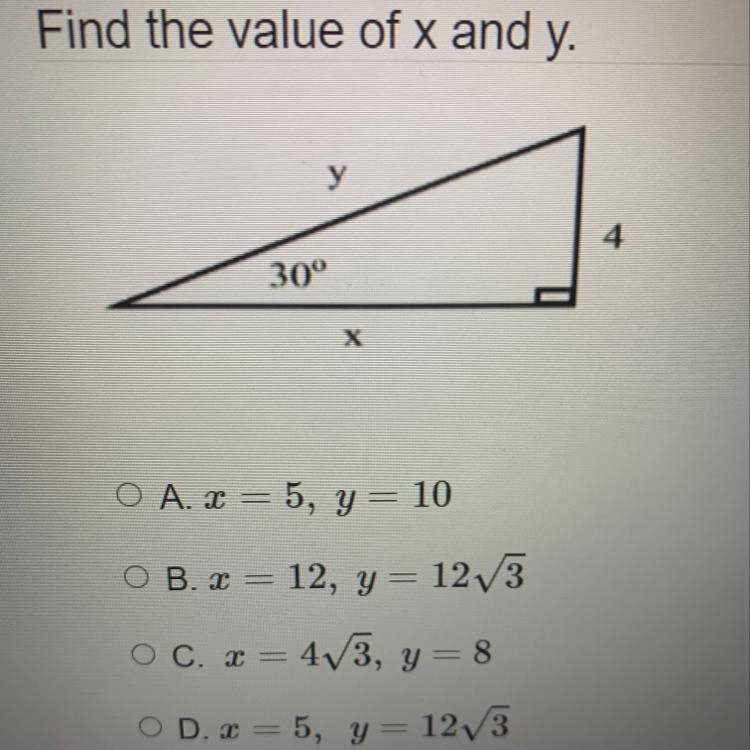 I need to find the value of x and y. HELP PLEASE-example-1