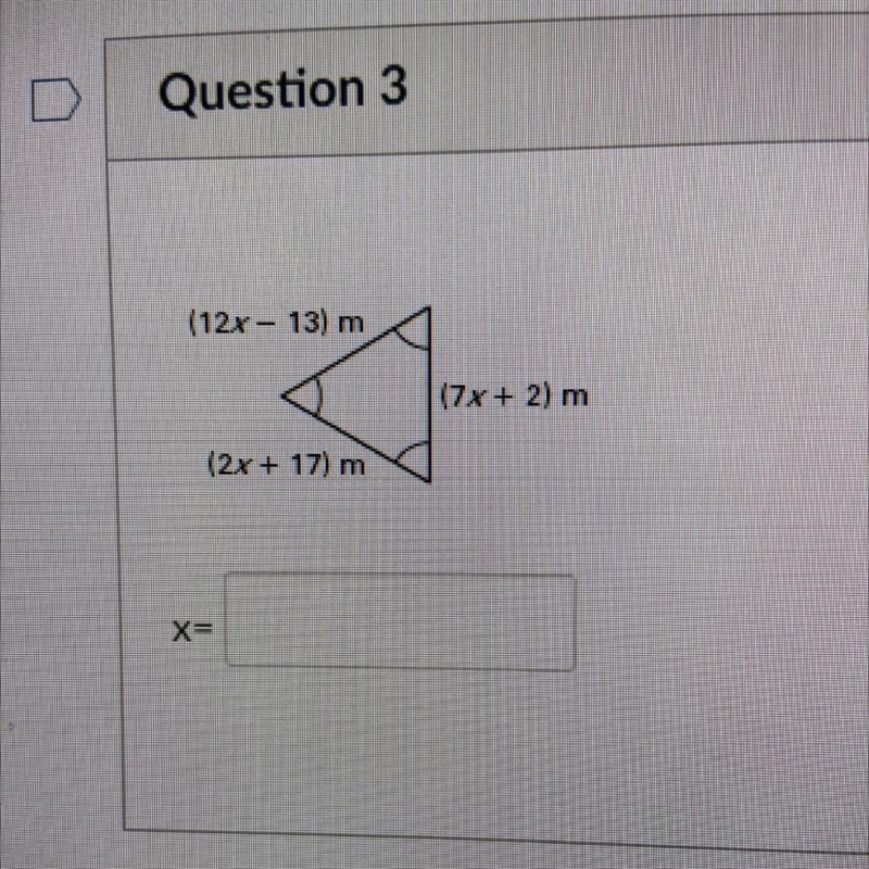 (12x – 13) m (7x + 2) m (2x + 17) m E-example-1