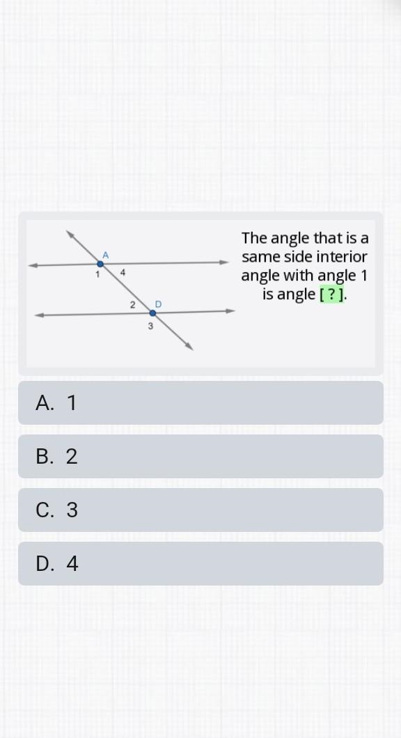 Transversals angles​-example-1