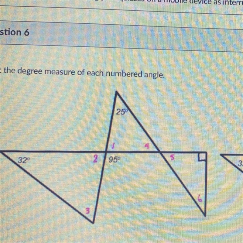 1. What is the measure of angle 4? 2. What is the measure of angle 1? 3. What is the-example-1