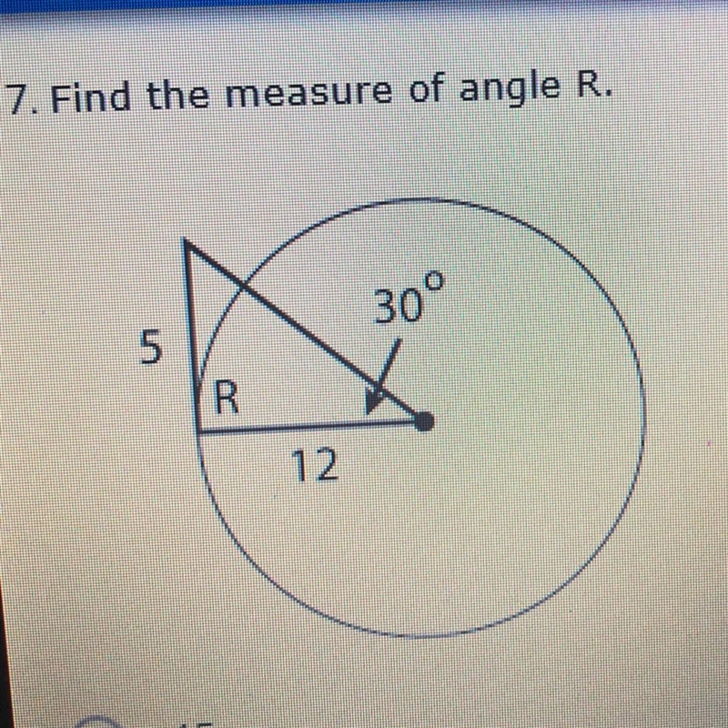 HELP PLEASE!!! (A) 45 (B) 90 (C) 30 (D) 60-example-1