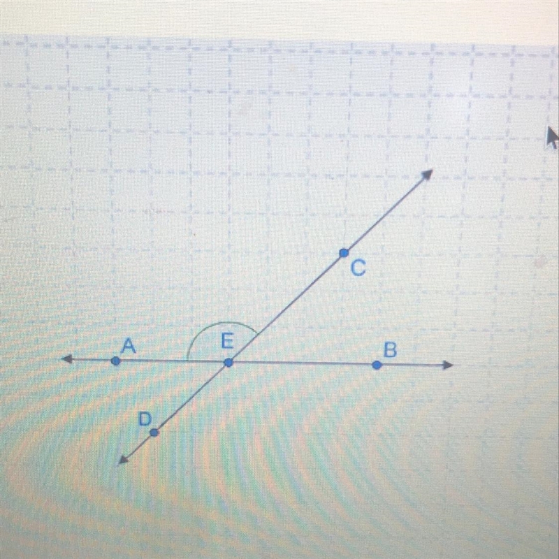 Which point represents the vertex of the marked angle?-example-1