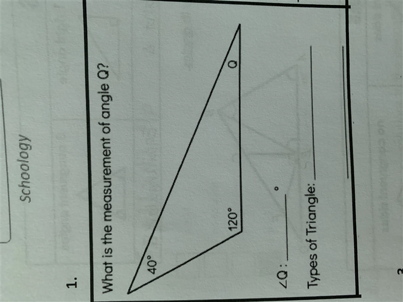 What is the measurement of angle Q?-example-1