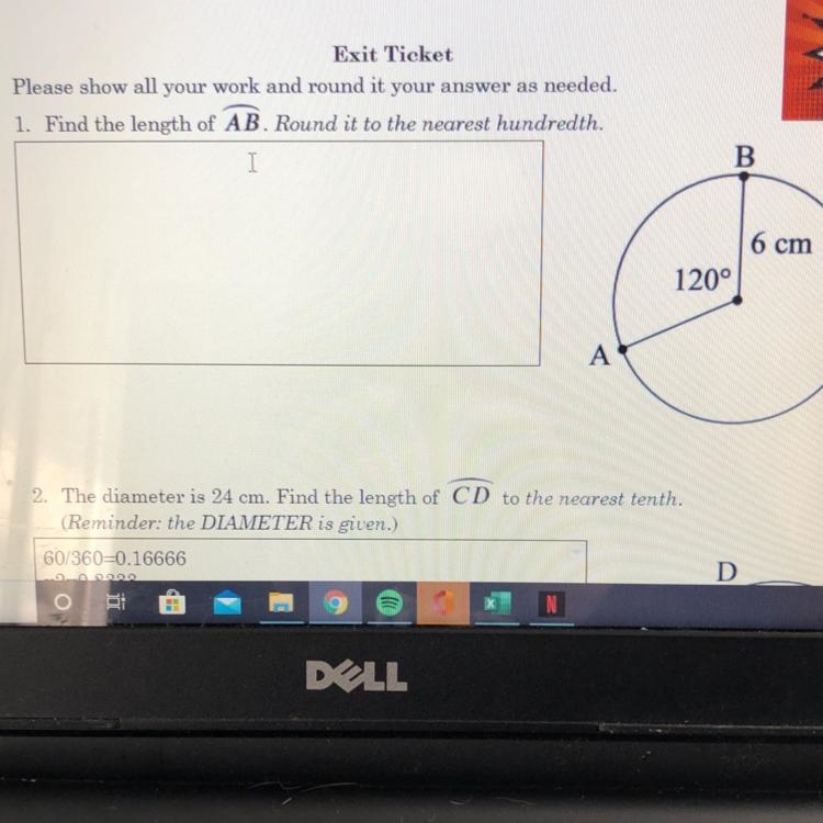 PLEASE HELP Please show all your work and round it your answer as needed. 1. Find-example-1