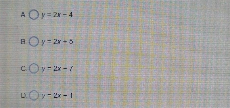 What is the equation of the line that passes through point (3, -1) and has a slope-example-1