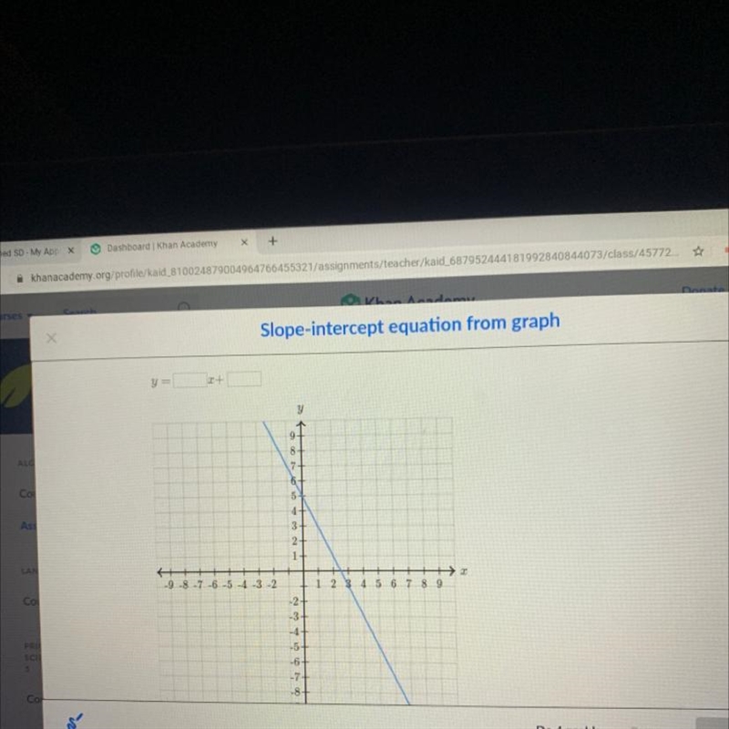 Find the equation of the line , PLEASE HELPP!-example-1