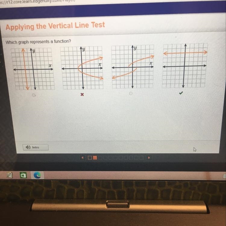 Which graph represents a function?-example-1