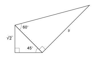 What is the value of y? Enter your answer, as an exact value, in the box.-example-1