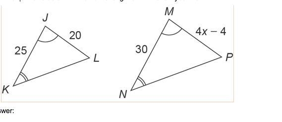 1. What is the value of x? What is the length of MP? Show your work.-example-1