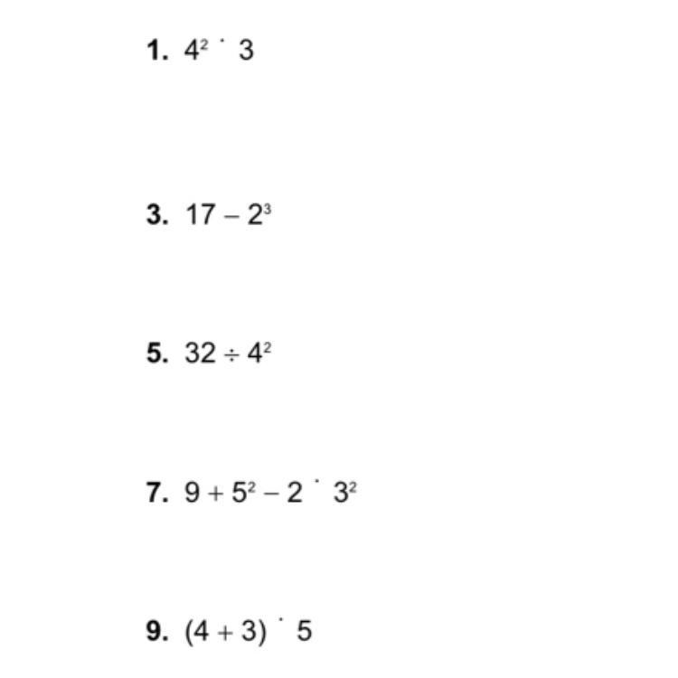 What are the answers 1-9-example-1