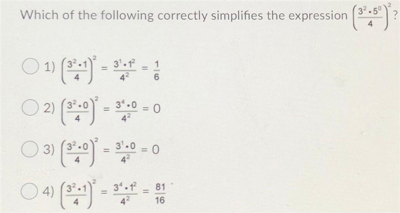 Which of the following correctly simplifies the expression ?-example-1