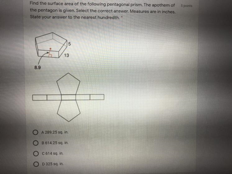 I need help to find the surface area to the nearest hundreds-example-1