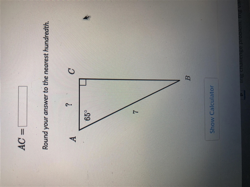 Round your answer to the nearest hundredth AC=-example-1