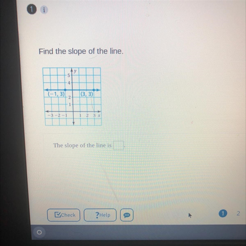 The slope of the line is-example-1