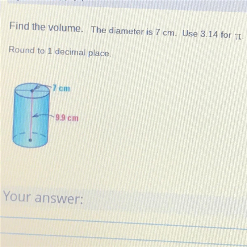 Find the volume. Round to 1 decimal place-example-1