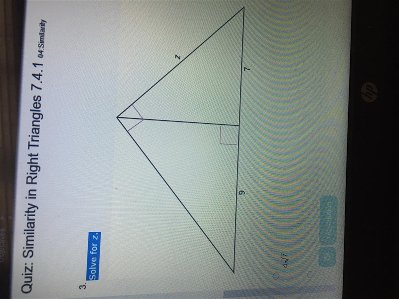 Need help finding the value of Z-example-1