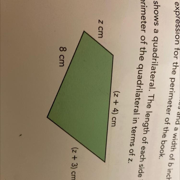 The figure shows a quadrilateral. The length of each side is five as shown. Find the-example-1