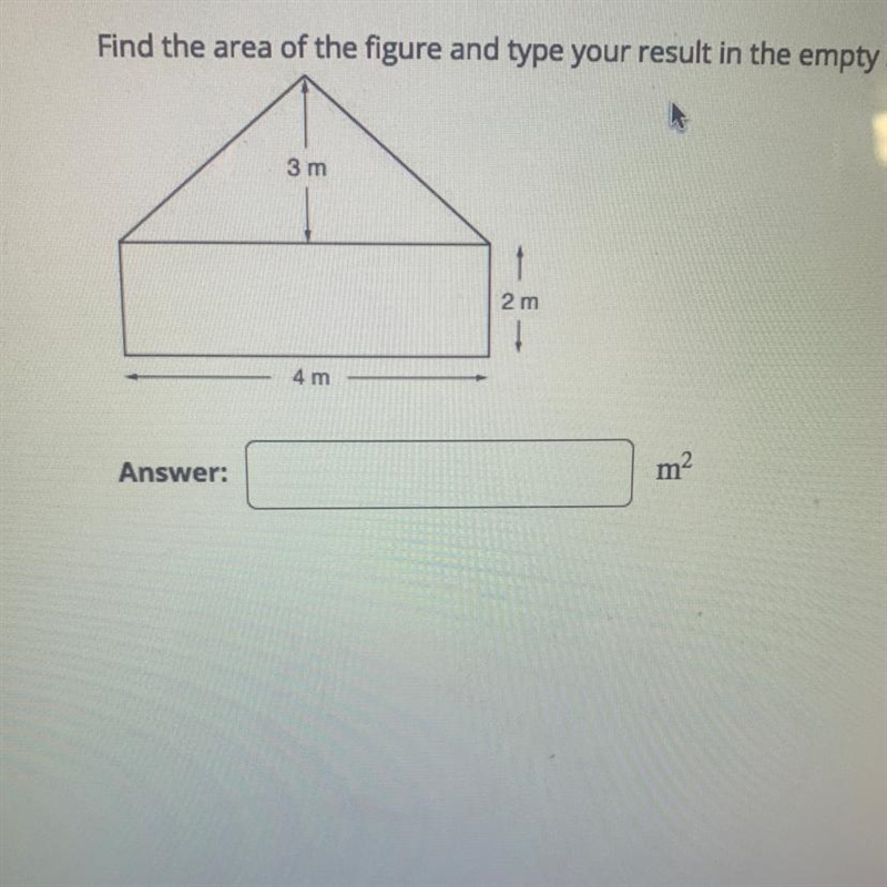 Find the area of the figure?-example-1