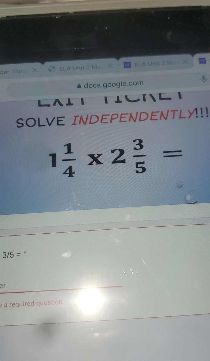 What is 1 ¼ ×2⅗= this is middle school ​-example-1