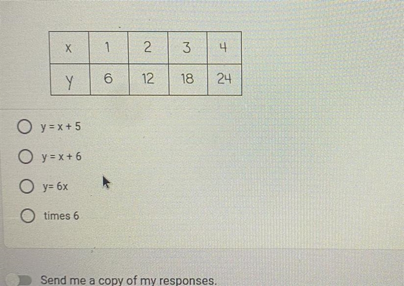 Which equation matches the table??-example-1