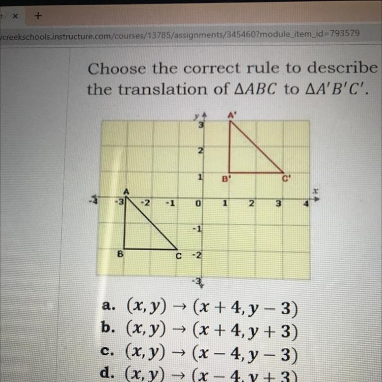 Choose the correct rule to describe the transition of ▵ to ▵’’’-example-1