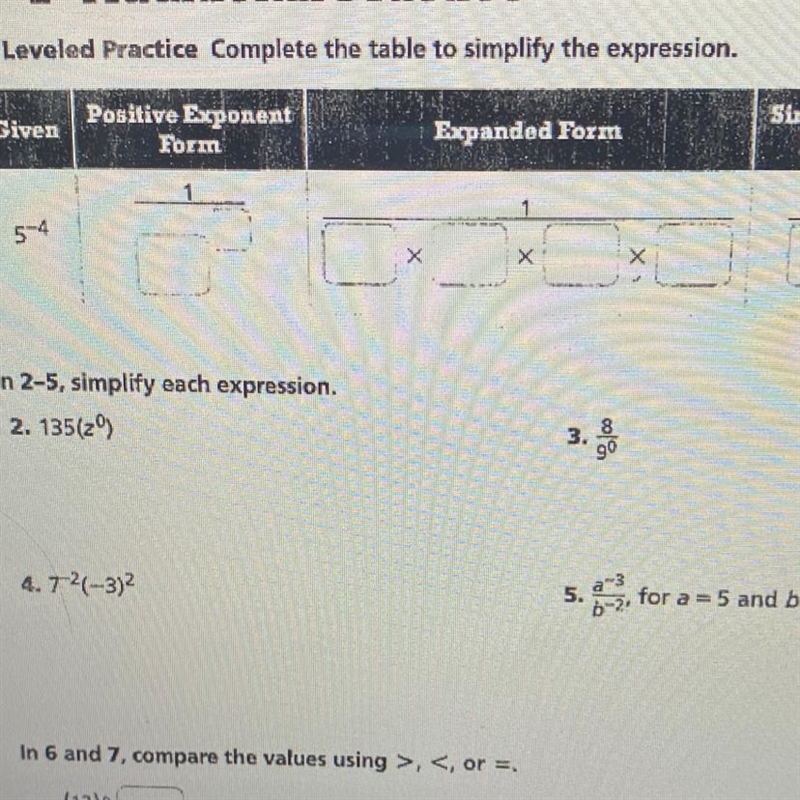 Simplify each expression numbers 2-5-example-1