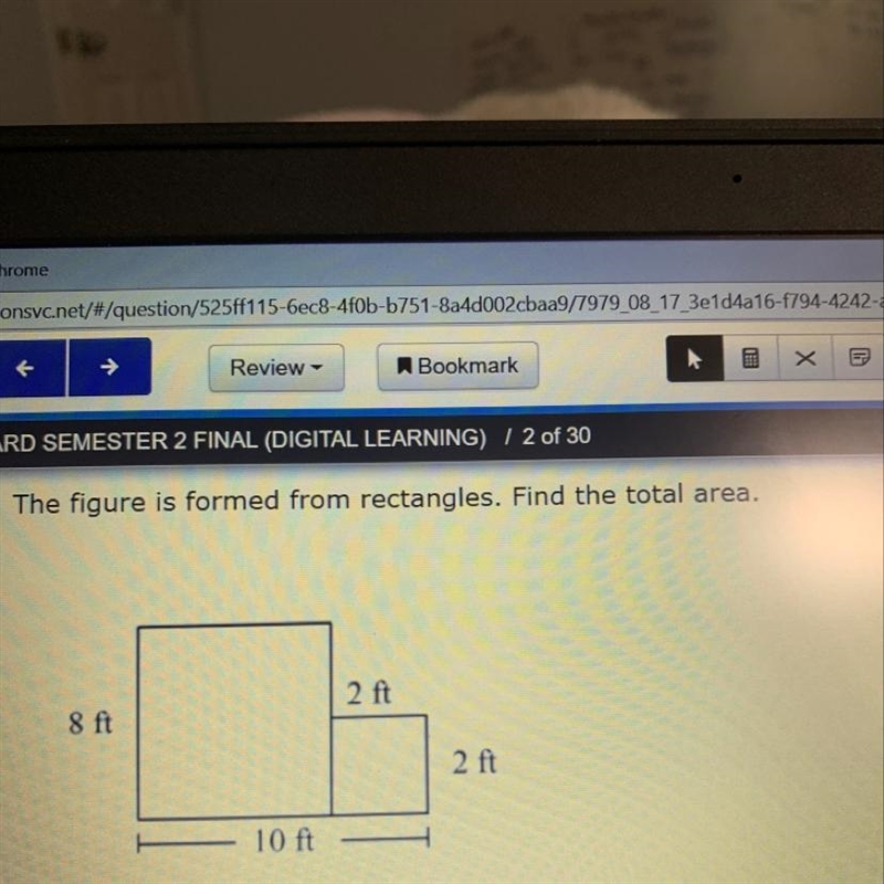 What is the total area-example-1