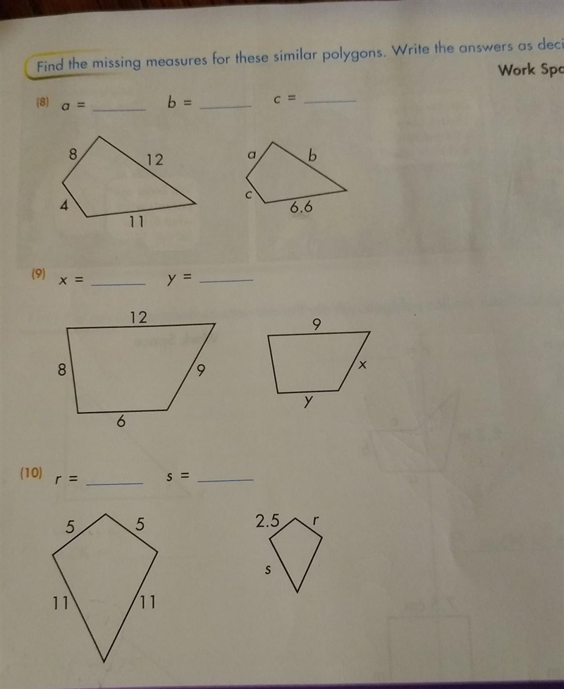 Help me on number 8. 9. and 10. please ​-example-1