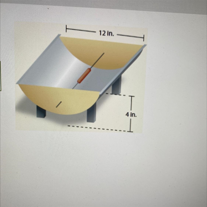 You can make a solar hot-dog cooker by shaping foil-lined cardboard into a parabolic-example-1