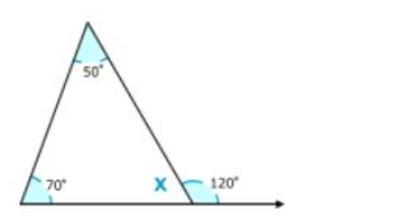 Find the measure of angle x. _-example-1