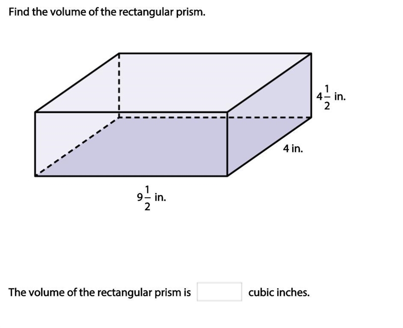 HELP!! Find the volume of the rectangular prism.-example-1