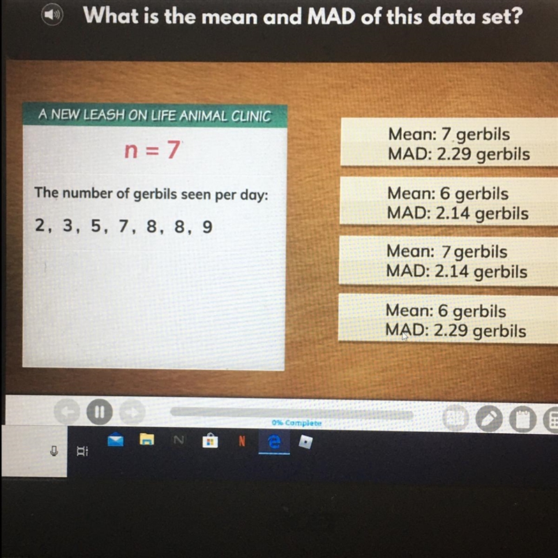 I need help!!bASAP- What is the mean and MAD of this data set? Let me know-example-1