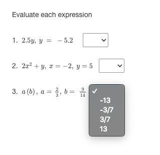 Its the same dropdown for every question, what is the answer for each one-example-1