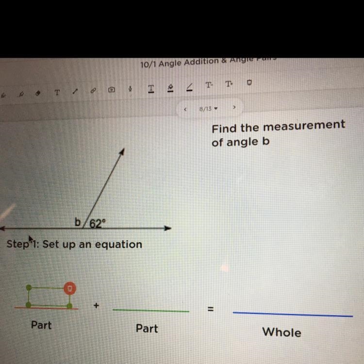 What is the measurement of angle b?-example-1