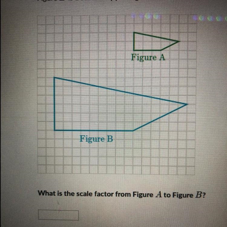 Figure B is a scaled copy of Figure A. Figure A Figure B What is the scale factor-example-1