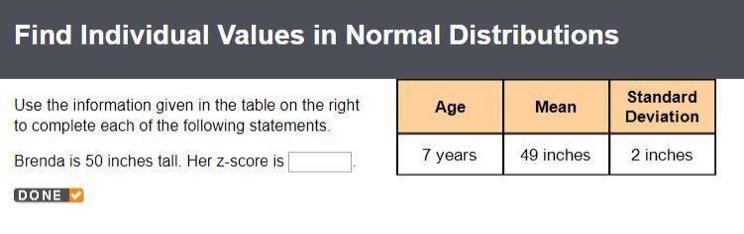 Use the information given in the table on the right to complete each of the following-example-1