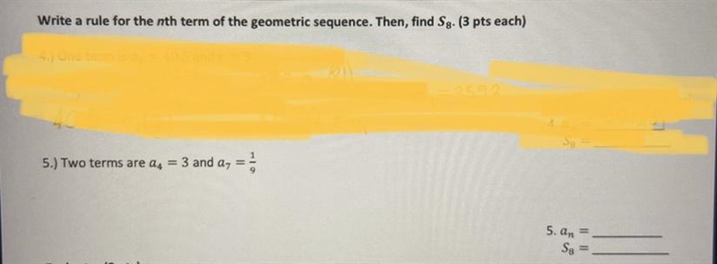 PLEASE help me with this algebra II question! #5 please!-example-1