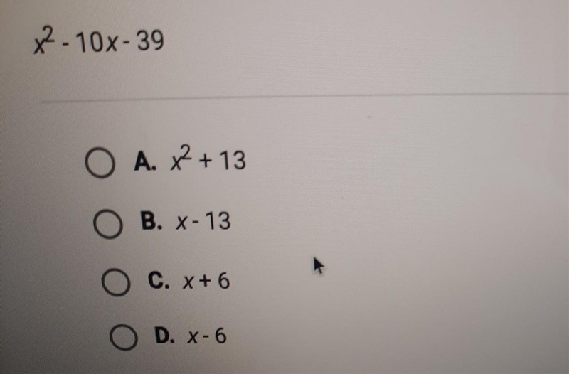 Which of the binomials below is a factor of this trinomial?​-example-1