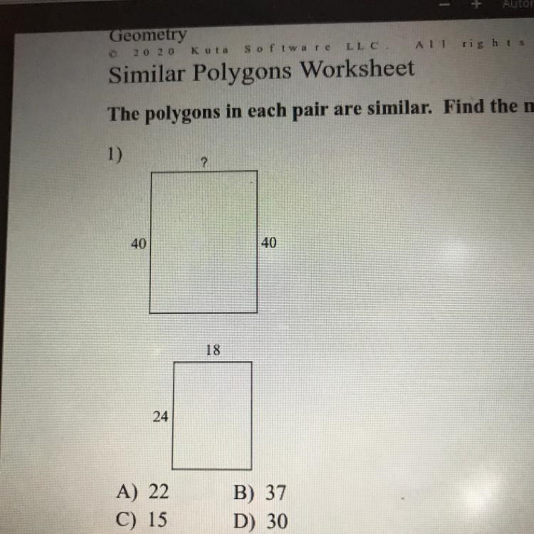 Whats the missing side length answer-example-1