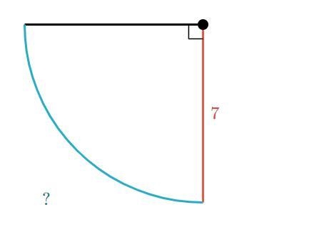 Find the arc length of the partial circle.-example-1