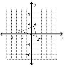 Consider the figure below. If ΔABC is translated using the vector (x, y)→(x−3, y+3), then-example-1