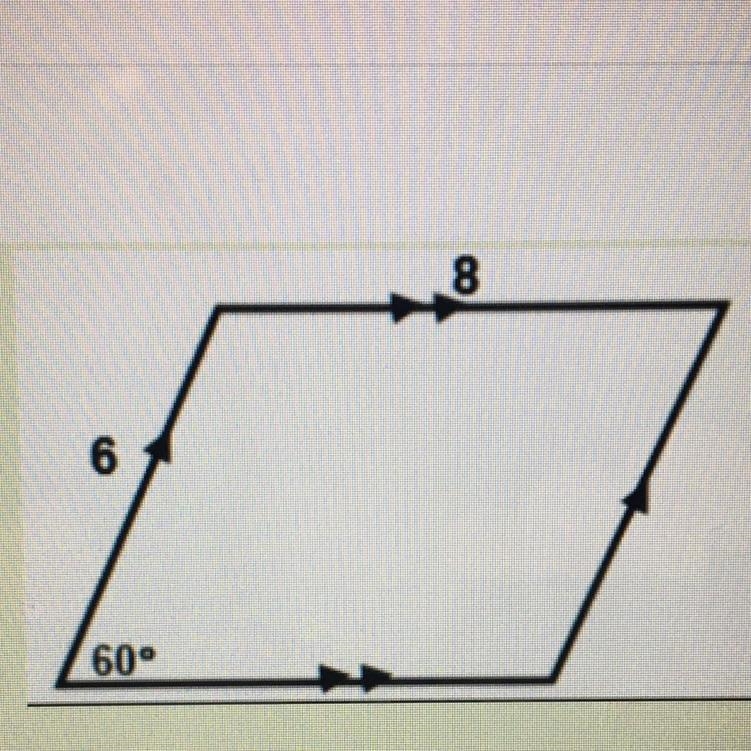 Find the area of the figure at the right. Leave your answer in terms of the square-example-1