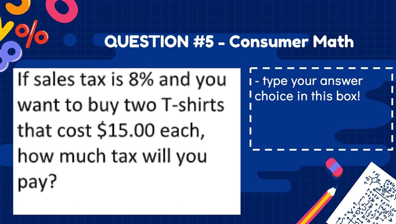 QUESTION #5 - Consumer Math-example-1