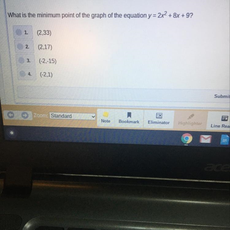 What is the minimum point of the graph???-example-1